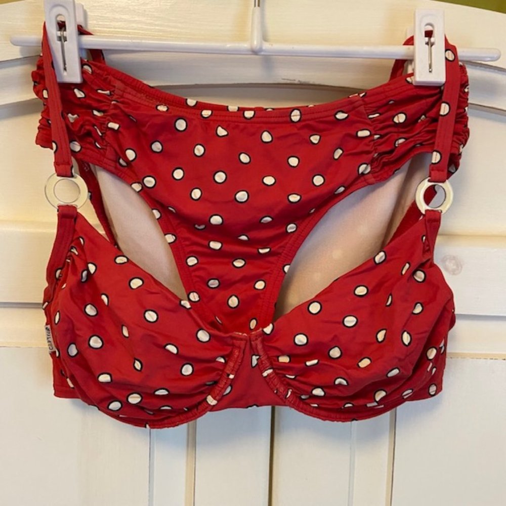 Captiva Red and White Polka Dot Bikini